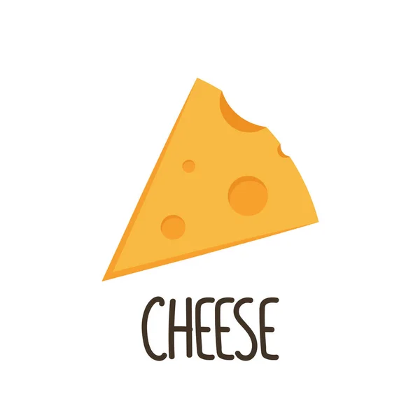 Symbole Fromage Fromage Logo Design — Image vectorielle