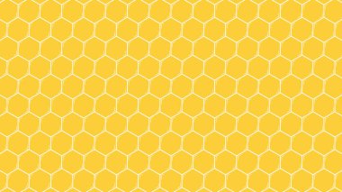 Bal peteği desenli vektör. Metin için boş alan. Duvar kağıdı. arkaplan