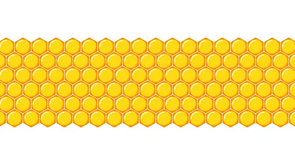 Honeycomb Mönster Tapet Honeycomb Bakgrund Vektor — Stock vektor