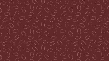 Böbrek fasulyesi desenli duvar kağıdı. Böbrek fasulyesi karalama sembolü..