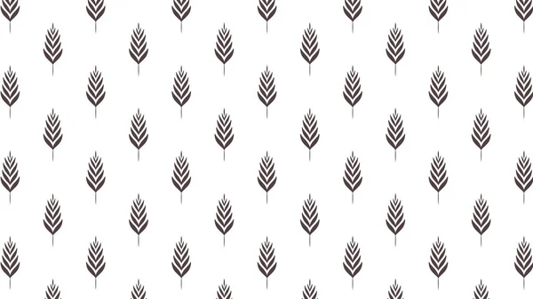 Papier Peint Motif Blé Symbole Avoine Espace Libre Pour Texte — Image vectorielle