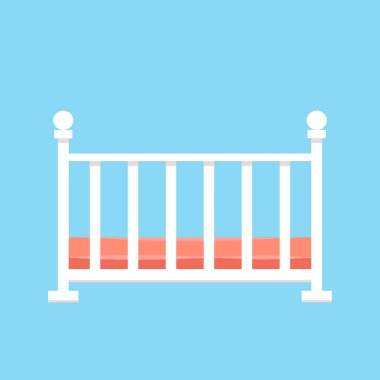 Bebek yatağı çizgi film vektörü. Bebek Yatağı Vektörü.