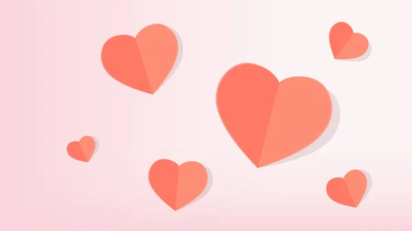Valentijnsdag Poster Ontwerp Valentijnsdag Behang Valentijnskaart — Stockvector