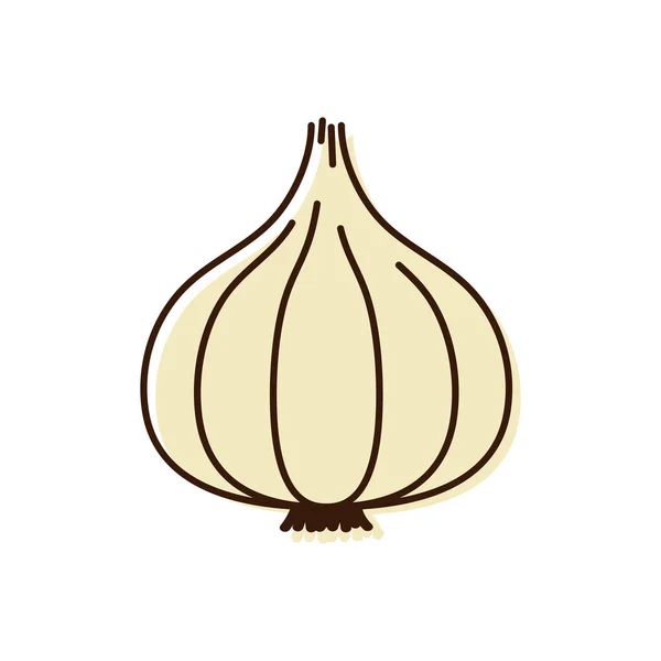 Onion Cartoon Vector Free Space Text Wallpaper Symbol — Stock Vector