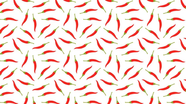 Chili Vector Dibujos Animados Fondo Pantalla Patrón Chile Chili Sobre — Vector de stock