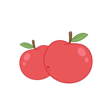 Şeftali vektörü. Şeftali kalp vektörü. Şeftali beyaz arka planda. Şeftali logosu tasarımı.