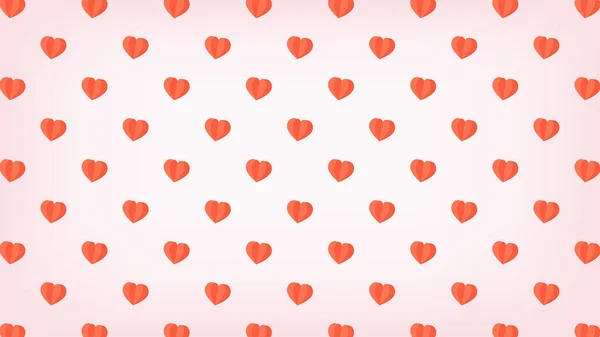 Papier Peint Motif Coeur Vecteur Papier Coeur — Image vectorielle