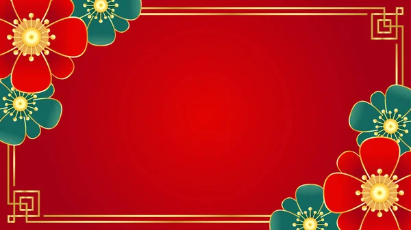 Ay 'ın yeni yıl duvar kağıdı. Çin arka plan vektörü. Metin için boş alan.