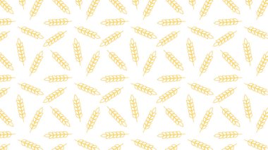 Buğday desenli duvar kağıdı. Yulaf sembolü. Metin için boş alan. Pirinç işareti. Pirinç desenli duvar kağıdı.