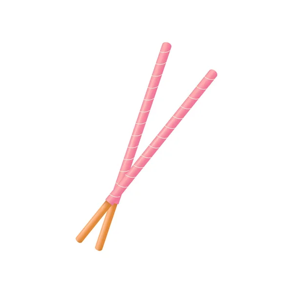 Pocky Vecteur Dessin Animé Symbole Papier Peint Espace Libre Pour — Image vectorielle