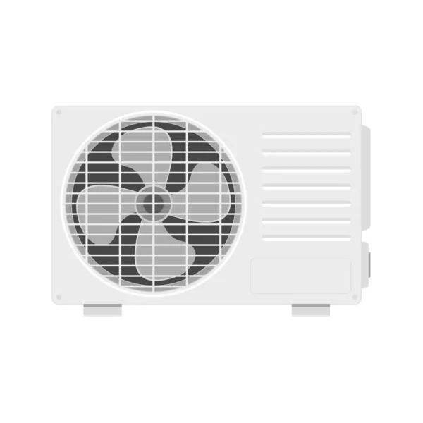 Air Conditioner Vector Air Conditioner White Background — Stock Vector