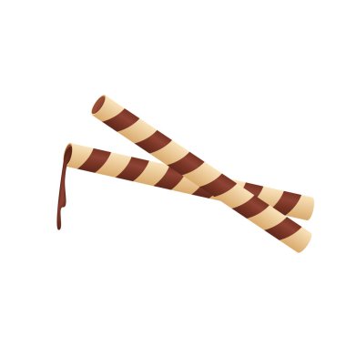 Çikolata çubuğu vektörü. Beyaz arkaplanda çikolata çubuğu.