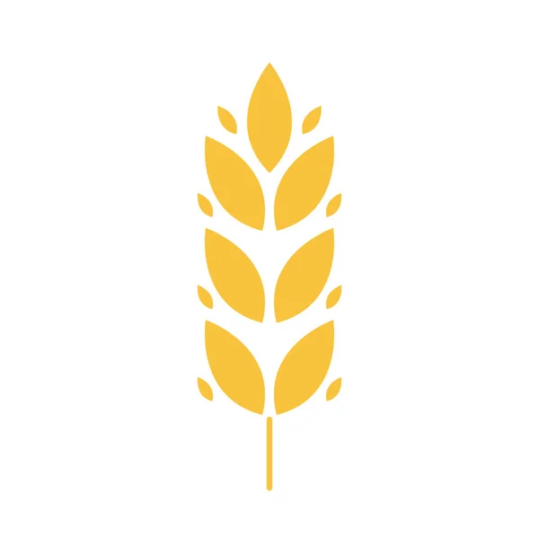 米的符号 燕麦符号向量 标志设计 — 图库矢量图片