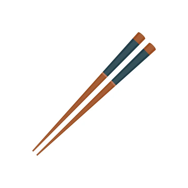 Chopsticks Vector Palillos Fondo Blanco Papel Pintado Espacio Libre Para — Vector de stock
