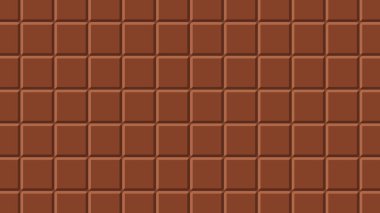 Çikolata çubuğu vektörü. Çikolata desenli duvar kağıdı..