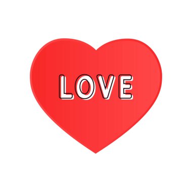 Kalp logosu tasarımı. Pembe kalp vektörü. Kağıt stilinde sevgililer günü posteri