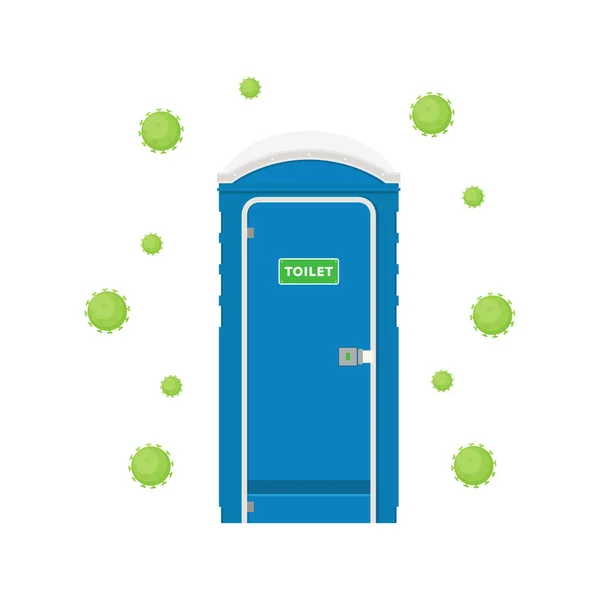 Tuvalet kamu vektörü. Metin için boş alan. Duvar kağıdı. Kirli tuvalet kamu vektörü.