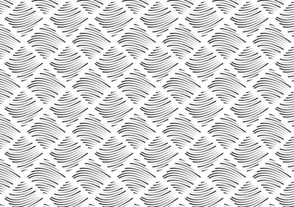 Gekritzelte Abstrakte Muster Tapete Gekritzeltes Wellenmuster — Stockvektor