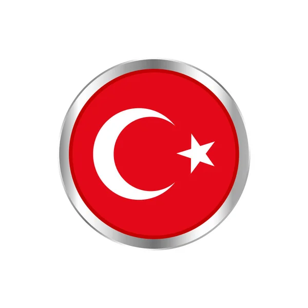 Логотип Флага Турции Вектор Символов Турции — стоковый вектор