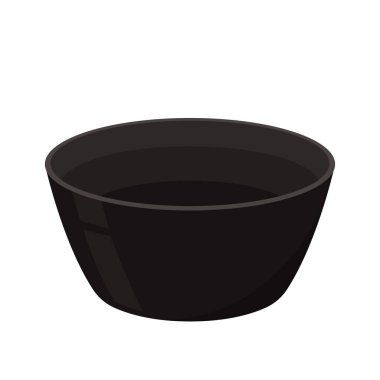 Kara Bowl. Beyaz arka planda bovling. kase vektörü.