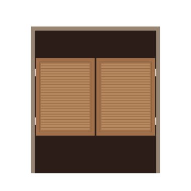 Ahşap kapı vektörü. Metin için boş alan. Duvar kağıdı. arkaplan.