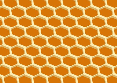 Bal peteği desenli vektör. Metin için boş alan. Duvar kağıdı. arkaplan.