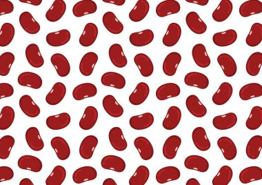 Böbrek fasulyesi desenli duvar kağıdı. Beyaz arka planda böbrek fasulyesi deseni.