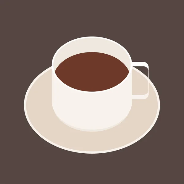 Kahve Fincanı Vektörü Kahve Logosu Tasarımı — Stok Vektör