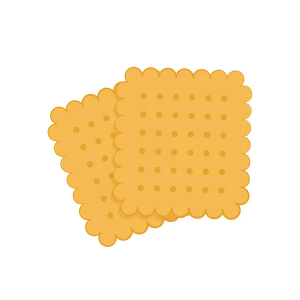 Cracker Vektor Cracker Auf Weißem Hintergrund — Stockvektor