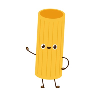 Makarna vektörü. Makarna eriştesi. Makarna karakter tasarımı. Makarna karakter tasarımı.