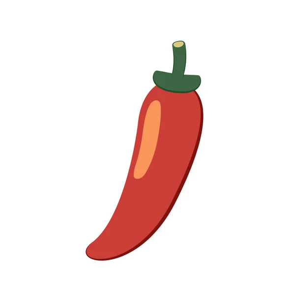 Chilli Cartoon Vector Vrije Ruimte Voor Tekst Behang Achtergrond — Stockvector