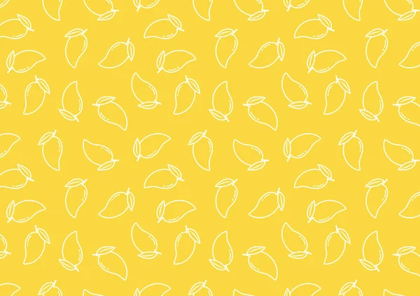 Mango Pattern Wallpaper Mango Symbol Vector — Stock Vector