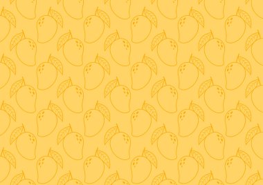 Mango desenli duvar kağıdı. Mango sembolü vektörü.