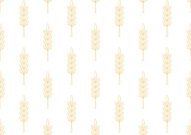 Buğday desenli duvar kağıdı. Yulaf sembolü. Metin için boş alan. Pirinç işareti. Pirinç desenli duvar kağıdı.