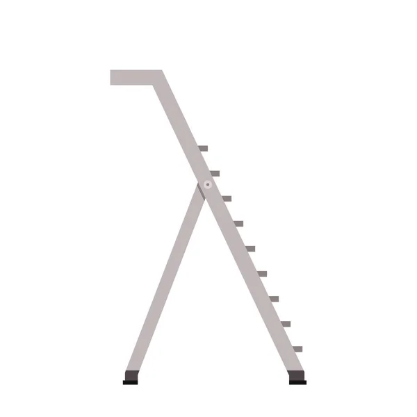 Échelle Pliante Sur Fond Blanc Vecteur Échelle Pliante — Image vectorielle