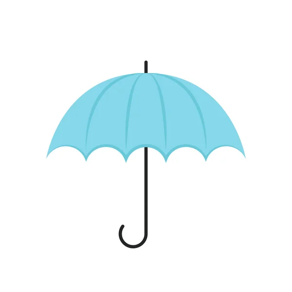 Şemsiye Logosu Tasarımı Beyaz Arkaplanda Şemsiye Vektörü — Stok Vektör