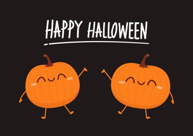 Balkabağı çizgi film vektörü. Cadılar Bayramı vektör geçmişi. Kabak surat..