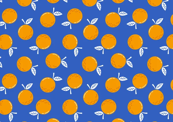 Papier Peint Motif Orange Vecteur Orange Vecteur Symboles Orange Orange — Image vectorielle