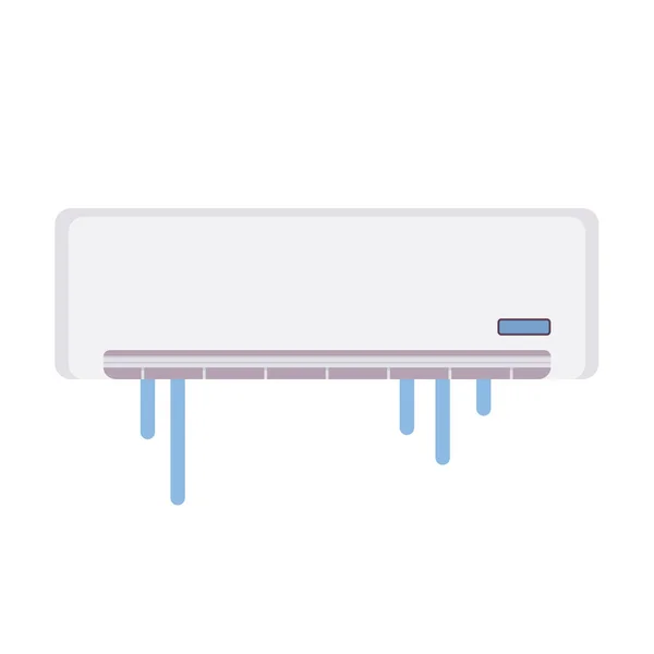 エアコンが水を垂らしている エアコンベクトル — ストックベクタ