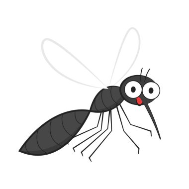 Sivrisinek ısırıkları. Sivrisinek çizgi filmi. Duvar kağıdı. Metin için boş alan. Boşluğu kopyala.