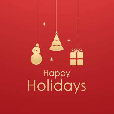 Noel boş afişi. Renkli Noel ağacı süsleri. Noel ve Yeni Yıl için dekoratif süslemeler.