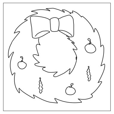 Yeni yıl ve Noel tarzında ikonalar. Elle çizilmiş. Renkli ve siyah beyaz çizimler. Kartpostallar, afişler, şenlikli web sitesi tasarımı için öğeler. Vektör izole resimler.