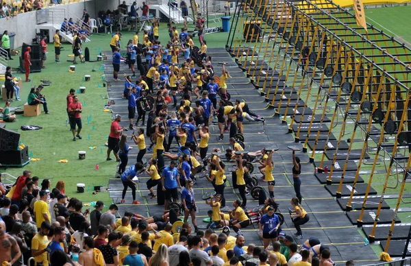 Rio Janeiro Brasil Junho 2018 Iron Wod Crossfit Championship Estádio — Fotografia de Stock