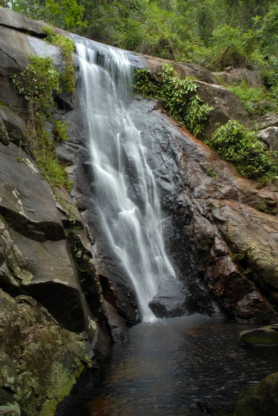 Cachoeira Feiticeira Localizada Ilha Grande Estado Rio Janeiro — Fotografia de Stock