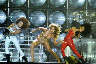 Rio de Janeiro, 18 Ekim 2011 şarkıcısı Beyonce, Rio de Janeiro, Brezilya 'daki Rock' ta sergilediği gösteri sırasında