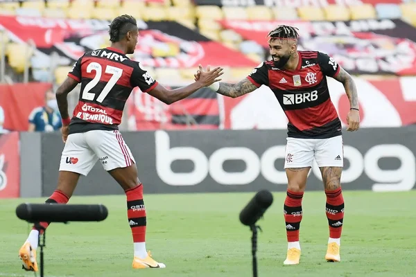 Rio Janeiro Brezilya Aralık 2020 Flamengo Takımından Futbolcu Gabriel Gabigol — Stok fotoğraf