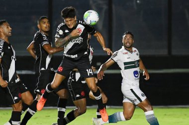 Rio de Janeiro, Brezilya, 16 Ocak 2021.Futbolcu Germn Cano, maç sırasında Vasco x Coritiba Brezilya Şampiyonası için So Janurio Stadyumu 'nda.