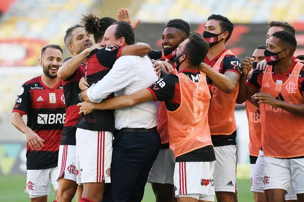 Rio Janeiro Brasil Fevereiro 2021 Treinador Futebol Flamengo Rogerio Ceni — Fotografia de Stock