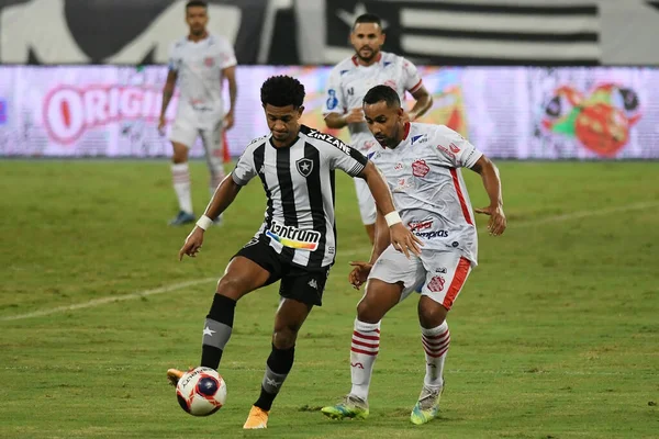 Rio Janeiro Brazílie Března 2021 Fotbalista Warley Týmu Botafogo Během — Stock fotografie
