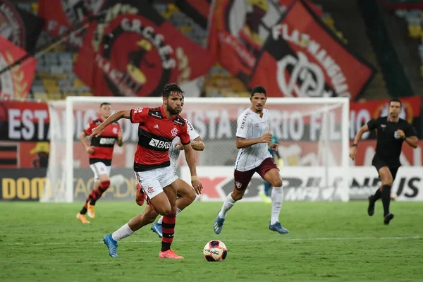 Rio Janeiro Brezilya Mart 2021 Flamengo Takımından Pepe Carioca Şampiyonası — Stok fotoğraf
